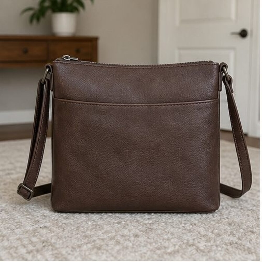 Espresso Vegan Leather Bag